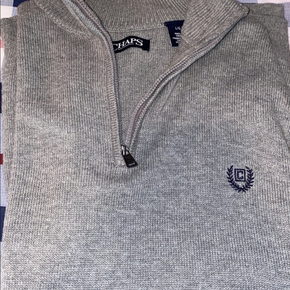 Like new chaps quarter zip